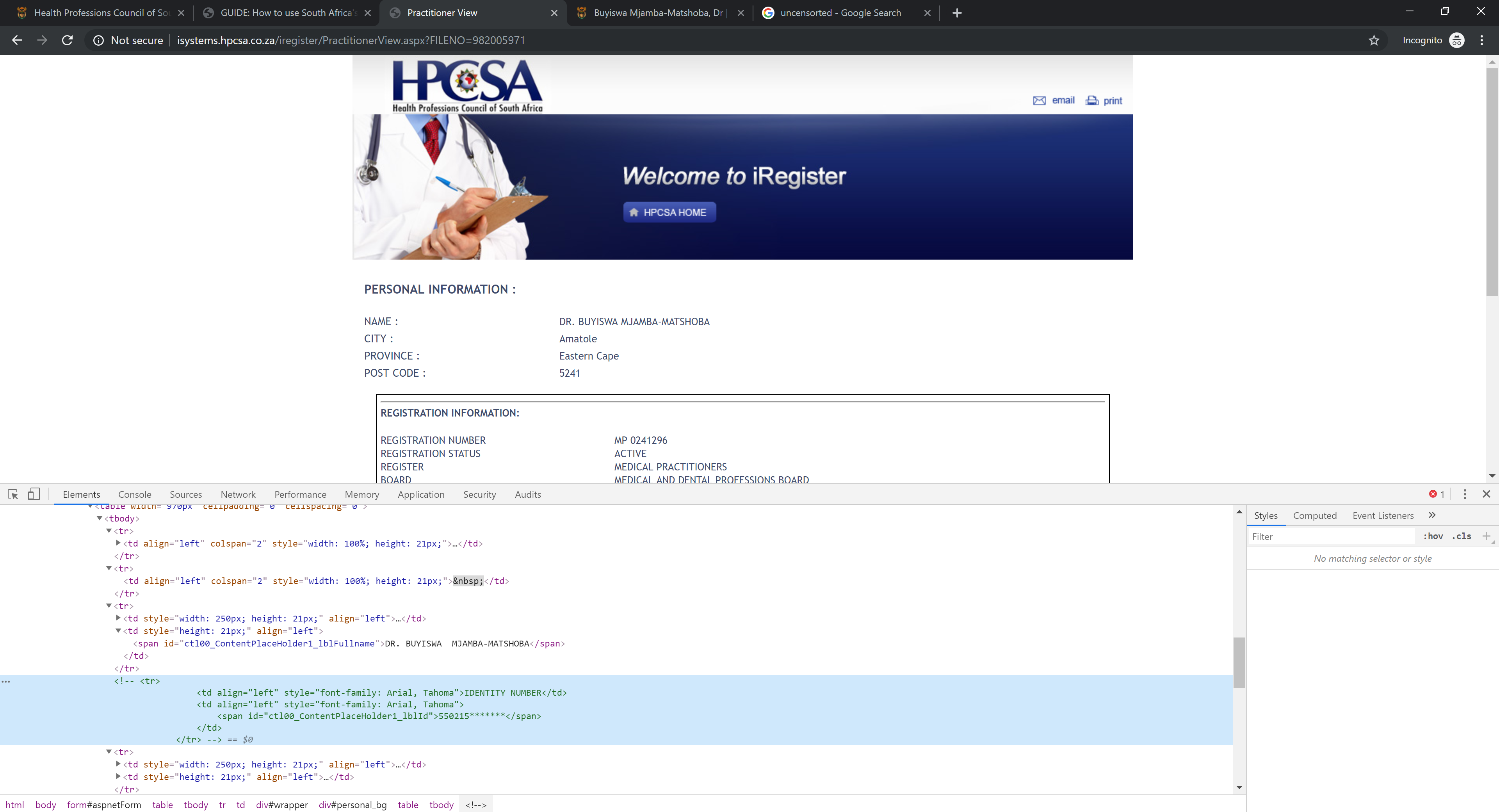 HPCSA-censored